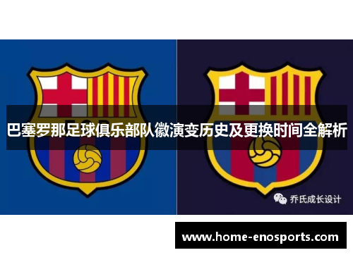 巴塞罗那足球俱乐部队徽演变历史及更换时间全解析